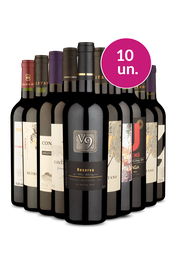 Kit 10 - Tintos por R$ 30 a garrafa - Exclusivo We