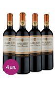 Kit Marques De Casa Concha Merlot 2017 (4 garrafas)