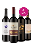 Kit 4 - Tour Mundial de Tintos por R$27,90 Por Garrafa