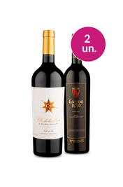 Kit 2 - Wine Pendura - Clos de Los Siete e Escudo Rojo