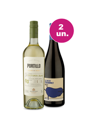 Kit 2 - Portillo Sauvignon Blanc e Le Petit Cochonnet Merlot