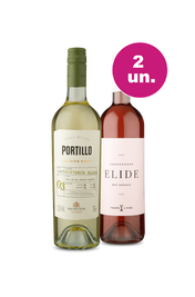 Kit 2 - Portillo Sauvignon Blanc e Elide Negroamaro Ros&eacute;