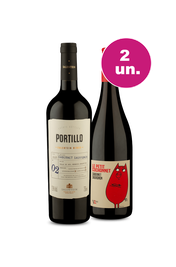 Kit 2 - Portillo Cabernet Sauvignon e Le Petit Cochonnet Cabernet Sauvignon