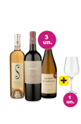 Kit 3 por 249 - Europa Sofisticada + Taça Cristal Premium 765 mL Grátis 