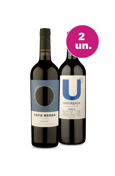Kit 2 - Cava Negra Merlot e U By Undurraga Merlot
