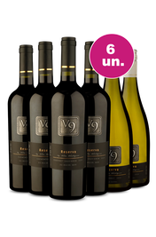 Kit 6 - Degustação V9 Reserva por R$199 - Spoiler Black Wine