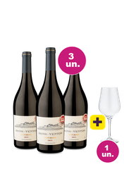 Kit 3 - Bons-Ventos Superior + Taça Cristal Grátis - Black Wine
