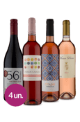 Kit 3 Rosés e 1 Tinto