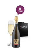 WineBox Espumante 4 Fantinel D.O.C. Prosecco Extra Dry + 2 Taças de Cristal