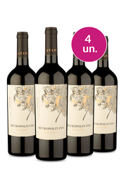 Kit 4 - Metropolitano D.O. Valle Central Red Blend - Exclusivo We