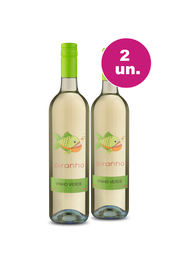 Kit 2 - Piranha Vinho Verde - Oferta Absurda Black Wine