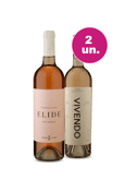 Kit 2 - Encontro de Campeões: Elide Salento Negroamaro Rosé e Calyptra Vivendo Reserve Rosé