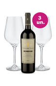 Kit Especial - Casas Del Toqui Carménère + Par de Taças de Cristal