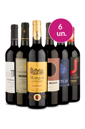 Kit 6 - Tintos Formid&aacute;veis - Exclusivo We