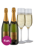 WineBox Chandon + Taças de Cristal