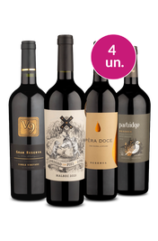 Kit 4 - Mais Desejados da Wine no Melhor Valor - Oferta Absurda