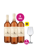 Kit 3 por 99 - Dancing Flame Rosé + Taça Cristal Grátis - Oferta Maluca