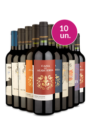 Kit 10 - Tintos Secos por R$ 24,90 a garrafa - Exclusivo We