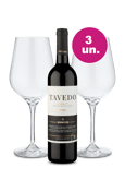 Kit Especial - Tavedo Tinto e Par de Taças de Cristal