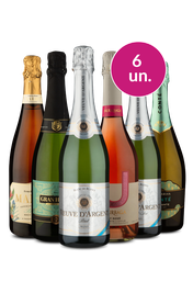 Kit 6 - Degusta&ccedil;&atilde;o de Espumantes