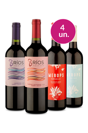 Kit 4 - Tintos Suaves por R$ 25,90 a garrafa - Exclusivo We