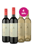 Kit 4 - Ballade Tinto e Branco