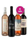 Kit 4 - Tintos e Rosés por R$29,90 por Garrafa