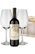 Kit Especial - Metropolitano Cabernet + Par de Taças Cristal e Caixa