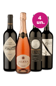 Kit 4 - Vinhos Incríveis por R$29,90 por Garrafa