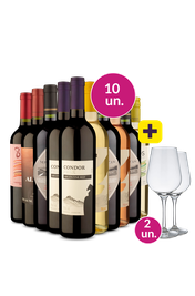 Kit 10 - R$25,90 + Par de Ta&ccedil;as de Cristal Gr&aacute;tis - Oferta Flash IZ