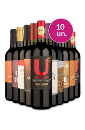 Kit 10 - Tintos Meio Secos - Exclusivo We