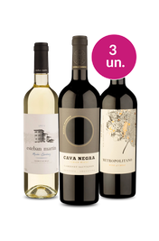 Kit 3 - Vinhos de Respeito por R$88