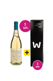 Kit 2 - Cantina Zaccagnini Tralcetto I.G.T. Terre Di Chieti Pinot Grigio 2023 + Caixa de Presente Wine - Exclusivo We