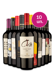 Kit 10 - Tintos por R$44 por Garrafa - Oferta Absurda