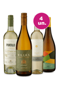 Kit 4 por 199 - Vinhos Brancos de Qualidade