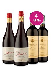 Kit 4 - Encontro de Campe&otilde;es: Sibaris Pinot Noir e Carpineto Rosso di Montepulciano