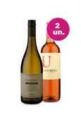 Kit 2 - Casas Del Toqui Single Estate Chardonnay e U By Undurraga Rosé
