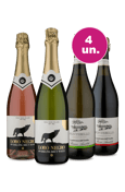 Kit 4 - Espumante Lobo Negro e Frisante Lambrusco