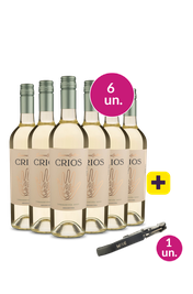 Kit 6 - Crios De Susana Balbo Torrontes + Saca Rolhas Gr&aacute;tis - Exclusivo We