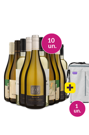 Kit 10 - Chardonnays mais amados + Bolsa p/ 3 garrafas Gr&aacute;tis - Exclusivo We
