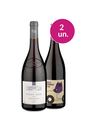 Kit 2 - Franceses Pinot Noir - Ropiteau Fr&egrave;res & Le Petit Cochonnet - Oferta Absurda