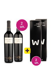 Kit 4 - Humberto Barberis Gran Reserva Malbec 2019 + Caixa de Presente Wine - Exclusivo We