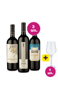 Kit 3 - Sulamericanos por R$99 + Taça de Cristal Grátis - Oferta Flash IZ