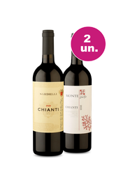 Kit 2 - Brilhante Chianti - Oferta Absurda Black Wine