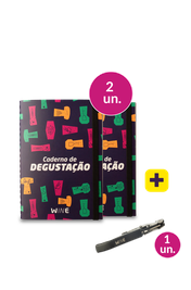 Kit 3 - Saca Rolhas e Cadernos de Bolso