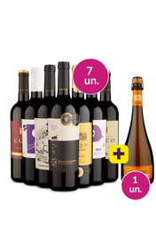 Kit 7 - Excepcionais + Espumante Undurraga Gr&aacute;tis - Oferta Absurda