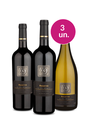 Kit 3 - Degusta&ccedil;&atilde;o V9 Reserva