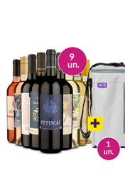 Kit 10 - Para Todo Dia + Bolsa Porta Vinho Gr&aacute;tis - Oferta Absurda
