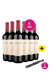 Kit 6 - Susana Balbo Crios Mendoza Malbec 2025 + Saca Rolhas Gr&aacute;tis - Exclusivo We