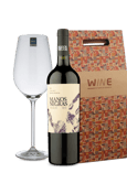 Kit Presente - Manos Negras Malbec e Taça de Cristal Premium